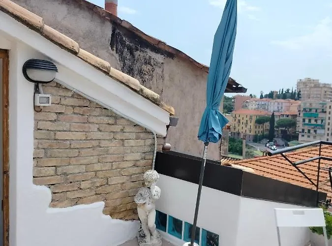 Apartamento Attico Romantico Con Terrazza - Palm Street, 104 - Free Wifi San Remo