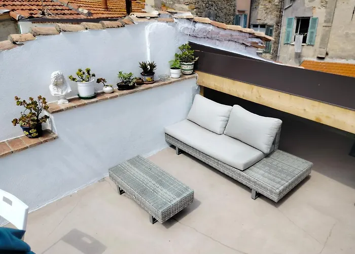 Attico Romantico Con Terrazza - Palm Street, 104 - Free Wifi * Sanremo